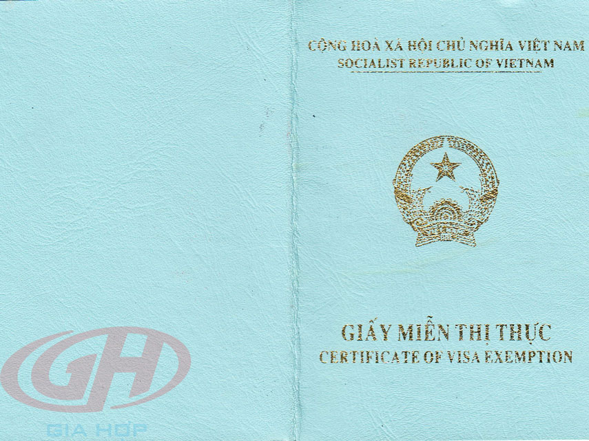 giấy miễn thị thực việt nam