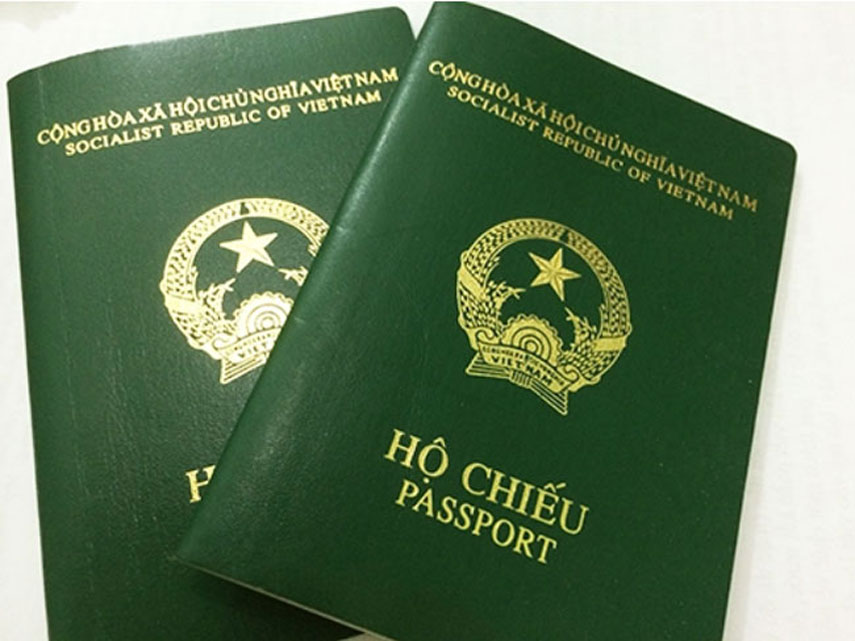 hộ chiếu phổ thông màu xanh lá